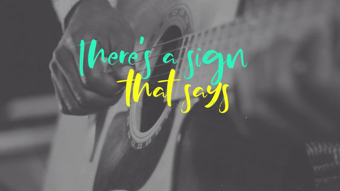 Gloire_Signs Lyric Video